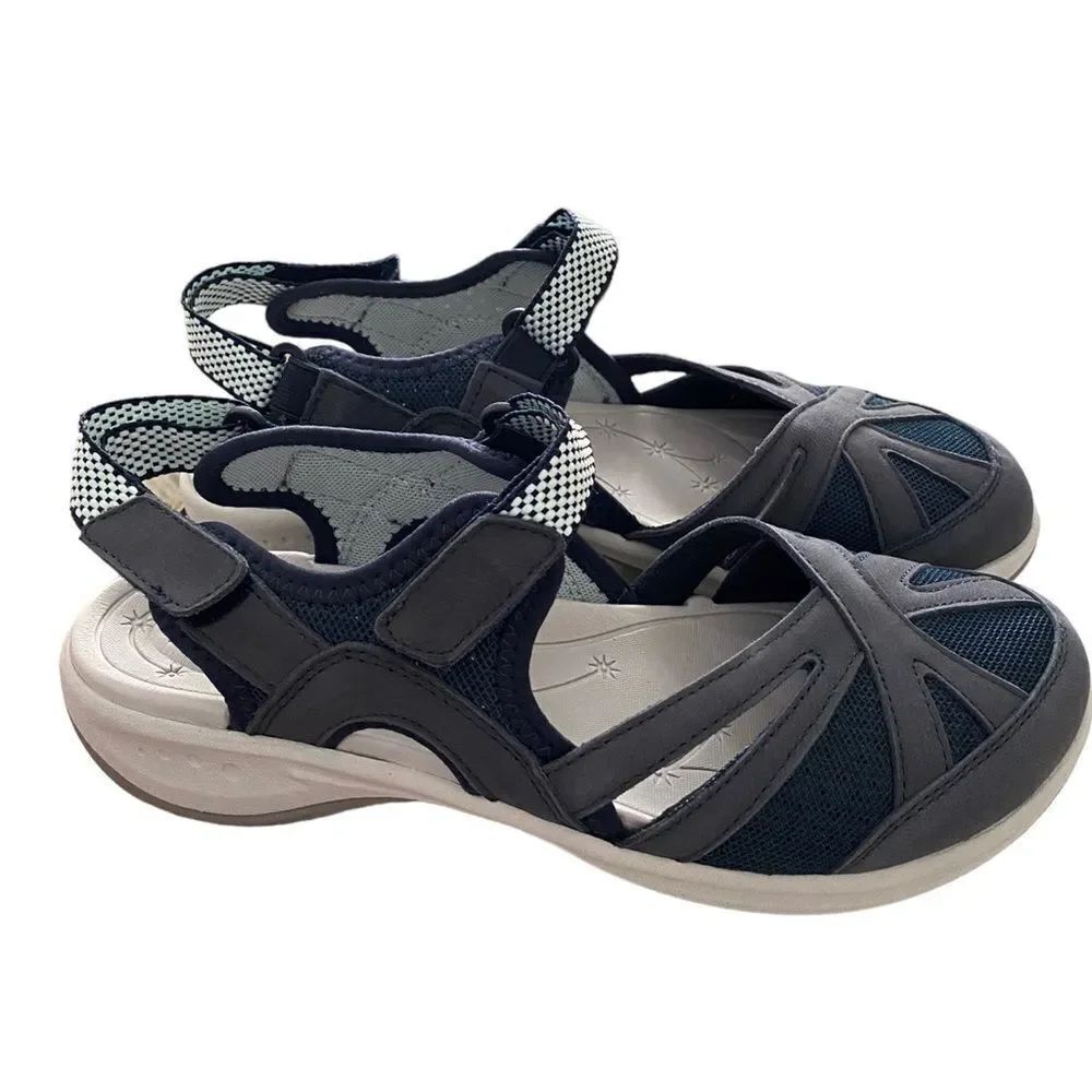 EASY SPIRIT Splash Medium Blue Hiking Sandals NEW 8 8N